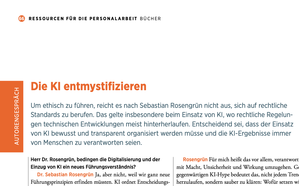 Zeitschrift Personalführung